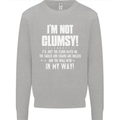 I'm Not Clumsy Funny Slogan Joke Beer Kids Sweatshirt Jumper Sports Grey