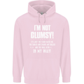 I'm Not Clumsy Funny Slogan Joke Beer Mens 80% Cotton Hoodie Light Pink