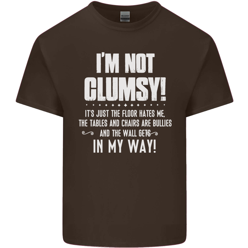 I'm Not Clumsy Funny Slogan Joke Beer Mens Cotton T-Shirt Tee Top Dark Chocolate