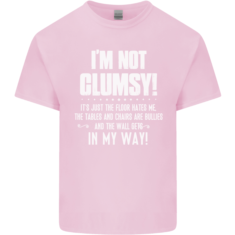 I'm Not Clumsy Funny Slogan Joke Beer Mens Cotton T-Shirt Tee Top Light Pink