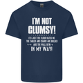 I'm Not Clumsy Funny Slogan Joke Beer Mens Cotton T-Shirt Tee Top Navy Blue