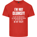 I'm Not Clumsy Funny Slogan Joke Beer Mens Cotton T-Shirt Tee Top Red