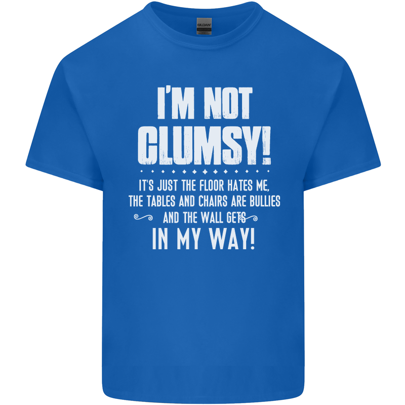 I'm Not Clumsy Funny Slogan Joke Beer Mens Cotton T-Shirt Tee Top Royal Blue