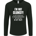 I'm Not Clumsy Funny Slogan Joke Beer Mens Long Sleeve T-Shirt Black