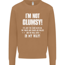I'm Not Clumsy Funny Slogan Joke Beer Mens Sweatshirt Jumper Caramel Latte