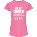I'm Not Clumsy Funny Slogan Joke Beer Womens Petite Cut T-Shirt Azalea