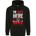 I'm Not Here to Talk Gym Training Top Childrens Kids Hoodie Black