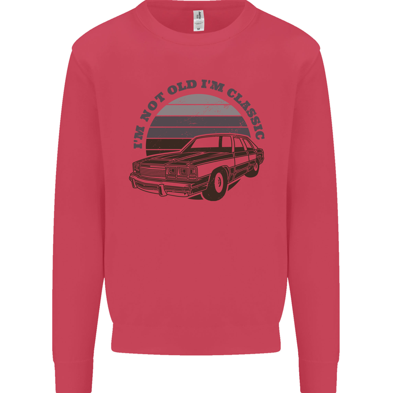 I'm Not Old I'm a Classic Kids Sweatshirt Jumper Heliconia
