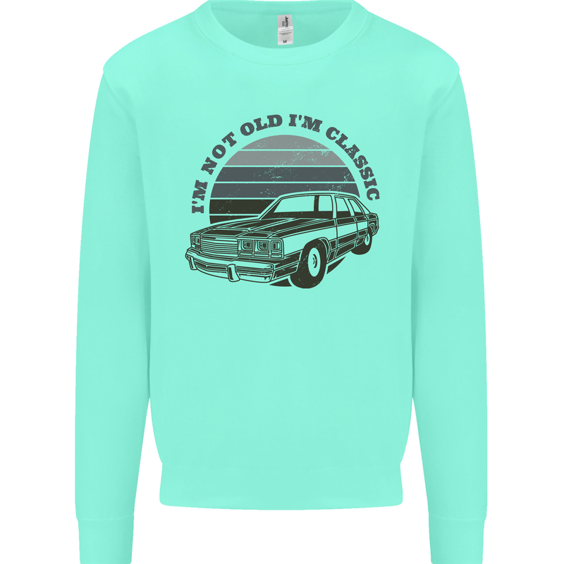I'm Not Old I'm a Classic Kids Sweatshirt Jumper Peppermint