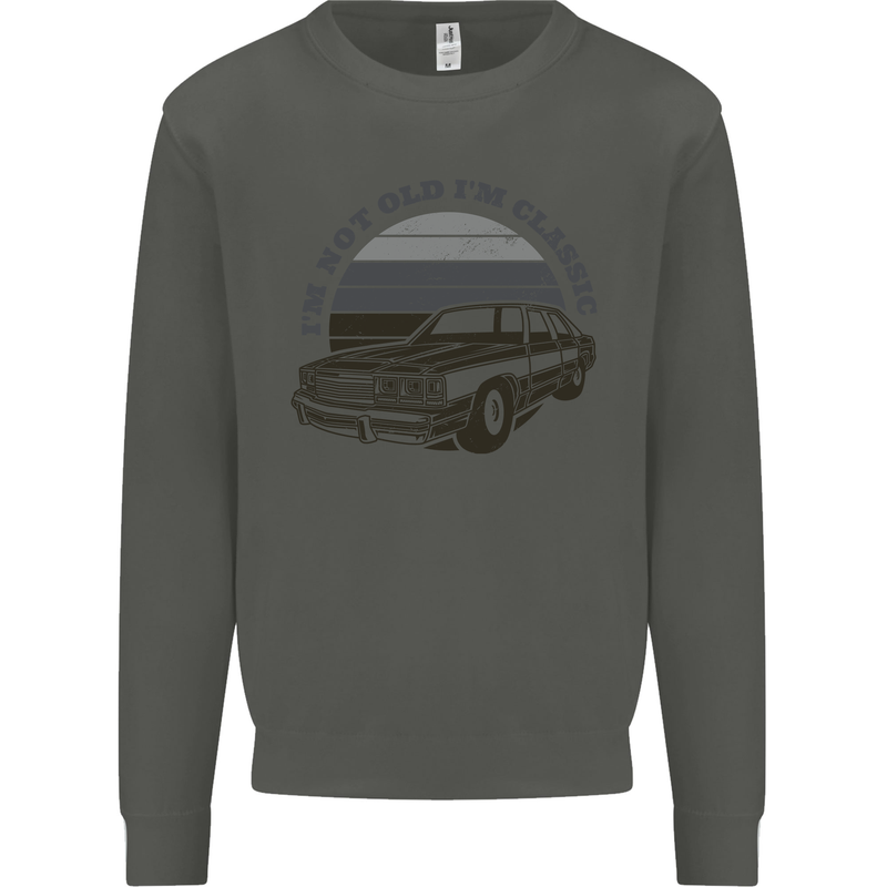I'm Not Old I'm a Classic Kids Sweatshirt Jumper Storm Grey