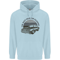 I'm Not Old I'm a Classic Mens 80% Cotton Hoodie Light Blue