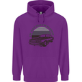 I'm Not Old I'm a Classic Mens 80% Cotton Hoodie Purple