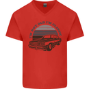 I'm Not Old I'm a Classic Mens V-Neck Cotton T-Shirt Red