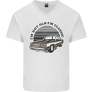I'm Not Old I'm a Classic Mens V-Neck Cotton T-Shirt White