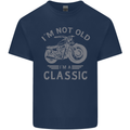 I'm Not Old I'm a Classic Motorcycle Biker Kids T-Shirt Childrens Navy Blue
