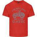 I'm Not Old I'm a Classic Motorcycle Biker Kids T-Shirt Childrens Red