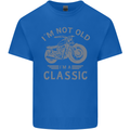 I'm Not Old I'm a Classic Motorcycle Biker Kids T-Shirt Childrens Royal Blue