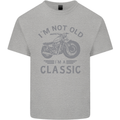I'm Not Old I'm a Classic Motorcycle Biker Kids T-Shirt Childrens Sports Grey