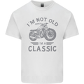 I'm Not Old I'm a Classic Motorcycle Biker Kids T-Shirt Childrens White