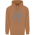 I'm Not Old I'm a Classic Motorcycle Biker Mens 80% Cotton Hoodie Caramel Latte