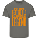 I'm Not Old I'm a Legend Funny Birthday Kids T-Shirt Childrens Charcoal