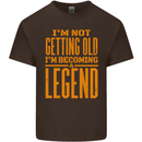 I'm Not Old I'm a Legend Funny Birthday Kids T-Shirt Childrens Chocolate