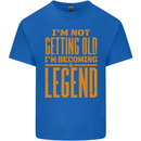 I'm Not Old I'm a Legend Funny Birthday Kids T-Shirt Childrens Royal Blue
