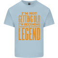 I'm Not Old I'm a Legend Funny Birthday Mens Cotton T-Shirt Tee Top Light Blue