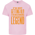 I'm Not Old I'm a Legend Funny Birthday Mens Cotton T-Shirt Tee Top Light Pink