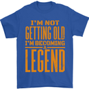 I'm Not Old I'm a Legend Funny Birthday Mens T-Shirt Cotton Gildan Royal Blue