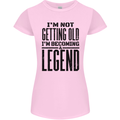 I'm Not Old I'm a Legend Funny Birthday Womens Petite Cut T-Shirt Light Pink