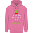 I'm Not Short I'm Elf Sized Funny Christmas Childrens Kids Hoodie Azalea