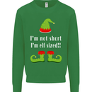 I'm Not Short I'm Elf Sized Funny Christmas Kids Sweatshirt Jumper Irish Green