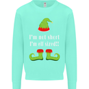 I'm Not Short I'm Elf Sized Funny Christmas Kids Sweatshirt Jumper Peppermint