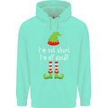 I'm Not Short I'm Elf Sized Funny Christmas Mens 80% Cotton Hoodie Peppermint