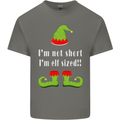 I'm Not Short I'm Elf Sized Funny Christmas Mens Cotton T-Shirt Tee Top Charcoal