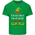 I'm Not Short I'm Elf Sized Funny Christmas Mens Cotton T-Shirt Tee Top Irish Green