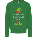I'm Not Short I'm Elf Sized Funny Christmas Mens Sweatshirt Jumper Irish Green
