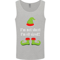 I'm Not Short I'm Elf Sized Funny Christmas Mens Vest Tank Top Sports Grey