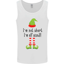 I'm Not Short I'm Elf Sized Funny Christmas Mens Vest Tank Top White