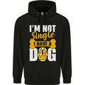 I'm Not Single I Have a Dog Funny Childrens Kids Hoodie Black