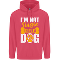 I'm Not Single I Have a Dog Funny Childrens Kids Hoodie Heliconia