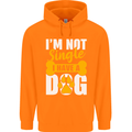 I'm Not Single I Have a Dog Funny Childrens Kids Hoodie Orange