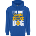 I'm Not Single I Have a Dog Funny Childrens Kids Hoodie Royal Blue