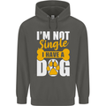 I'm Not Single I Have a Dog Funny Childrens Kids Hoodie Storm Grey