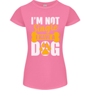 I'm Not Single I Have a Dog Funny Womens Petite Cut T-Shirt Azalea