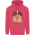 I'm OK Funny Cat Mum Dad Crazy Lady Kitten Childrens Kids Hoodie Heliconia