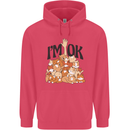 I'm OK Funny Cat Mum Dad Crazy Lady Kitten Childrens Kids Hoodie Heliconia