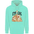 I'm OK Funny Cat Mum Dad Crazy Lady Kitten Childrens Kids Hoodie Peppermint