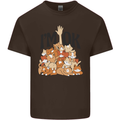 I'm OK Funny Cat Mum Dad Crazy Lady Kitten Kids T-Shirt Childrens Chocolate